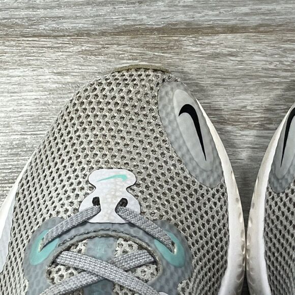 Nike Womens Renew Run Sky Gray Hyper Turquoise CK6360-007 Running Shoes Size 7.5 - Picture 8 of 13
